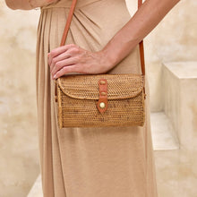 Ata Rattan Crossbody Bag