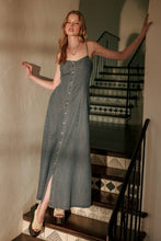 Button Front Tencel Maxi Dress