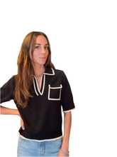 Contrast Pocket Top