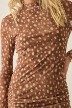 Fawn Print Midi Dress