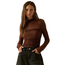 Lace Ruched Bodysuit