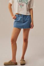 Denim Mini Skort