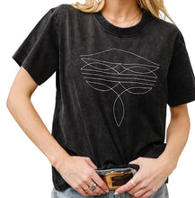 Boots Embroidered Washed T-Shirt