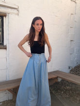Denim Maxi Skirt