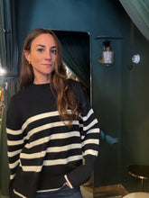 Striped Sweater- Black/ White