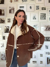 Reversible Suede and Sherpa Jacket