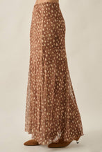 Fawn Print Mesh Skirt