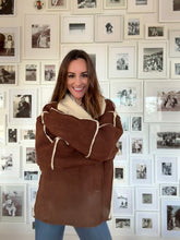 Reversible Suede and Sherpa Jacket