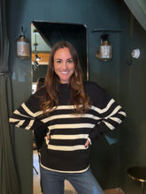 Striped Sweater- Black/ White