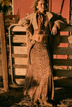 Fawn Print Mesh Skirt