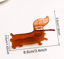 Sausage Dog Claw Clip