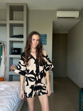 Abstract Sweater Shorts