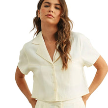 Soft Rayon Button Front Blouse