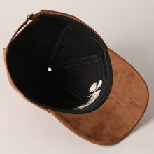 “Howdy” Suede Baseball Cap