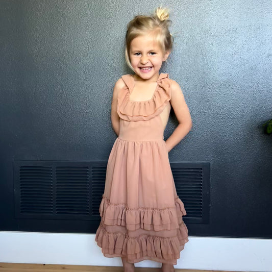 Nellie Ruffle Maxi Dress