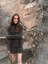 Sweater + Pleated Skirt Set