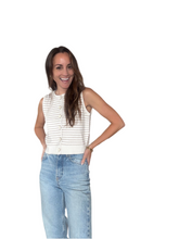 Stripe Button Down Tank