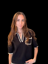 Contrast Pocket Top