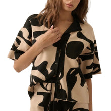 Abstract Sweater Shorts