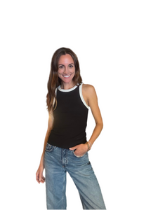 Contrast Racerback Tank