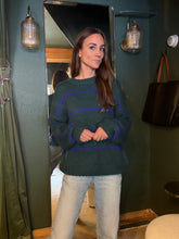 Green Navy Sweater