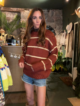 Chunky Knit Stipped Sweater