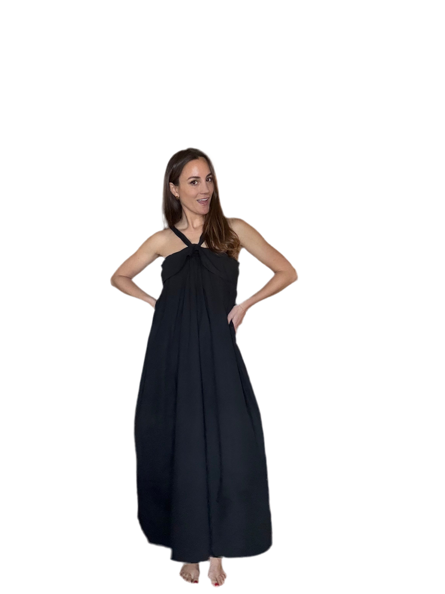 Halter Neck Tie Dress