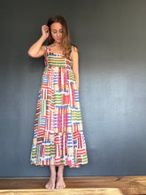 Multi Colored Tiered Dress