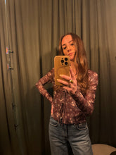 Floral Tie Front Top