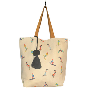 Skiing People Tote