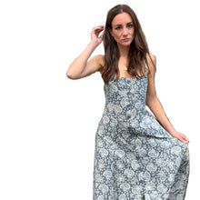 Paisley Smocked Midi Dress