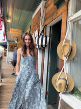 Paisley Smocked Midi Dress