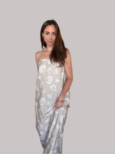 Strapless Shell Print Dress
