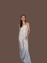 Strapless Shell Print Dress
