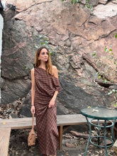 Asymmetric Plaid Top + Skirt Set