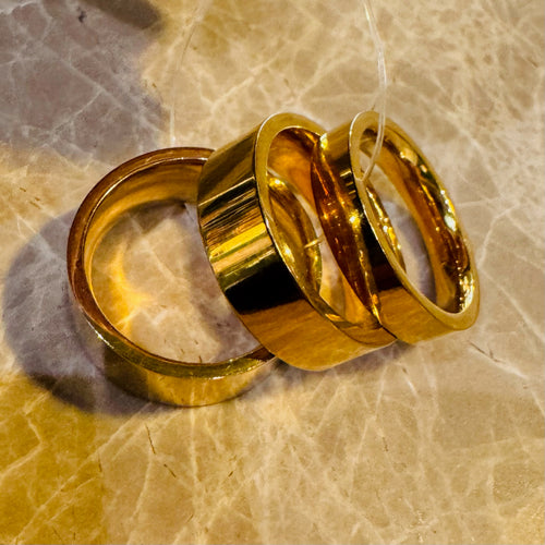 Flat Stackable Ring Set