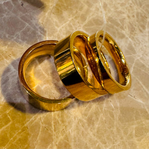 Flat Stackable Ring Set