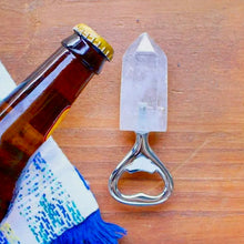 Natural Stone Bottle Opener- Crystal Quartz