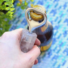 Natural Stone Bottle Opener- Crystal Quartz