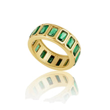 Peyton Emerald Band Ring