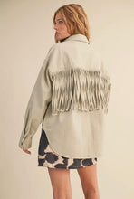 Fringe Button-Up Jacket