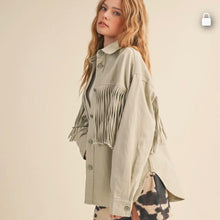 Fringe Button-Up Jacket