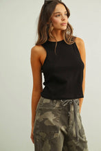 Washed Ribbed Tank