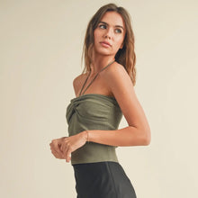 Ribbed Twist Tank