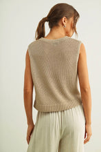 Sleeveless Knit Top