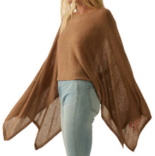 Sheer Knit Poncho