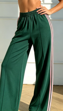Wide Leg Side Stripe Sweatpants Color Block Track Pants
