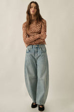 Fawn Print Mesh Top