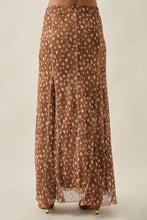 Fawn Print Mesh Skirt