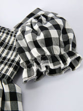 Plaid Smocked Bloomer Set